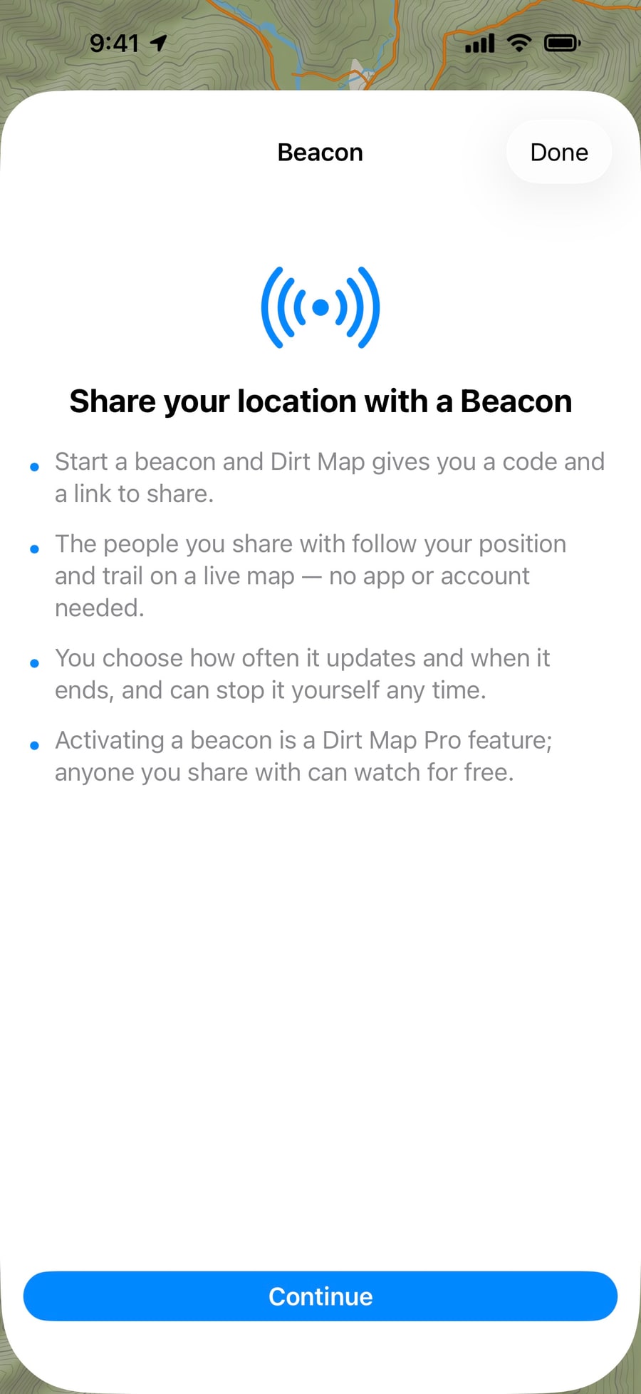 Dirt Map — Beacon