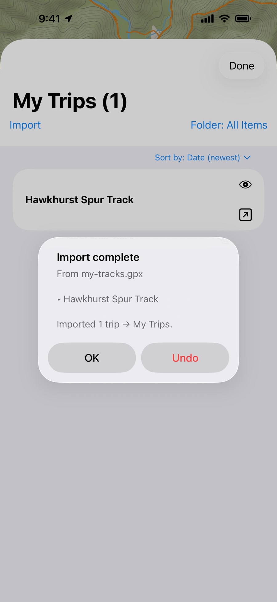 Dirt Map — Imports